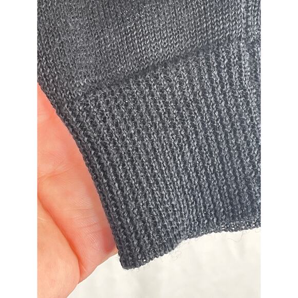 Theory Black Open Front Cardigan - Picture 6 of 7